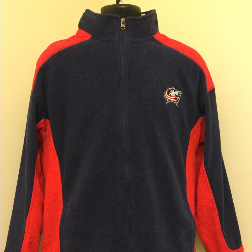 🏒Columbus Blue Jackets XL Fleece Zip Up